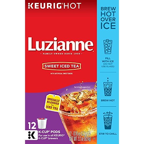 Luzianne Sweet Iced Tea Keurig K-Cup Pods 24 Count