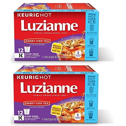 Luzianne Sweet Iced Tea Keurig K-Cup Pods 24 Count