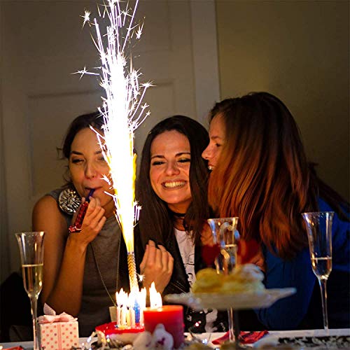 Silver Candles, Used For Birthday Cakes, Parties, Weddings, Bott