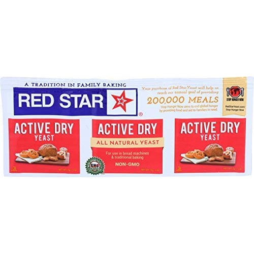 Red Star, Yeast Active Dry, 0.25 Ounce, 3 Count-Set Of 10