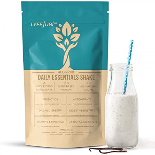 Essentials Meal Replacement Shake By Lyfe Fuel | A Nutritionally