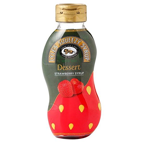 Lyles Squeezy Strawberry Syrup - 325G