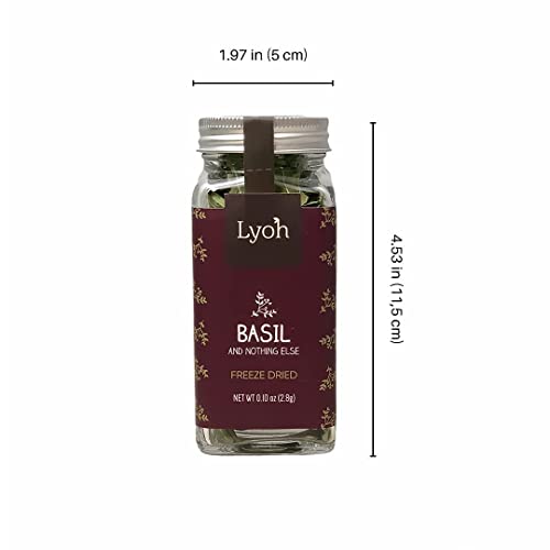 Lyoh Freeze-Dried Basil │ Gourmet Herbs, Spices And Seasonings │