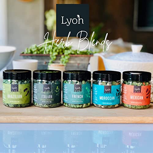 Lyoh Herb Blends Italian | Freeze-Dried Marjoram, Sage. Rosemary