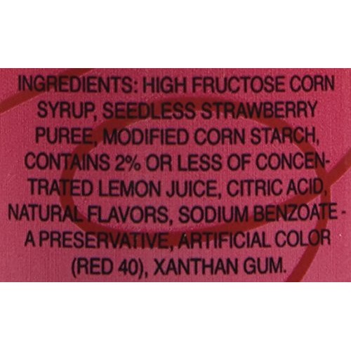 Lyons Designer Dessert Sauce, Strawberry, 16 Ounce Bottle