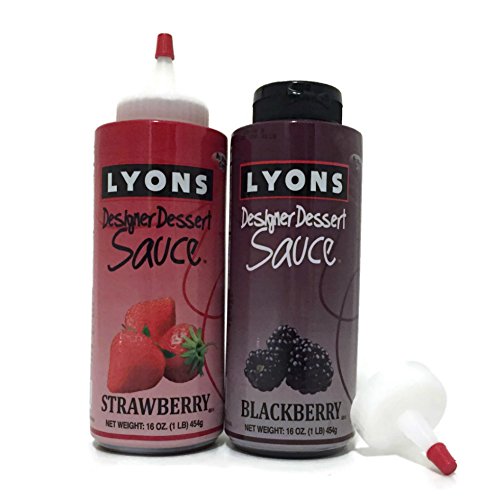 Lyons Designer Dessert Sauces Bundle Strawberry And Blackberry
