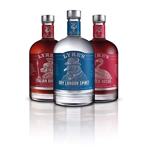 Lyres Negroni Non-Alcoholic Set Pack Of 3 | Dry London Gin S