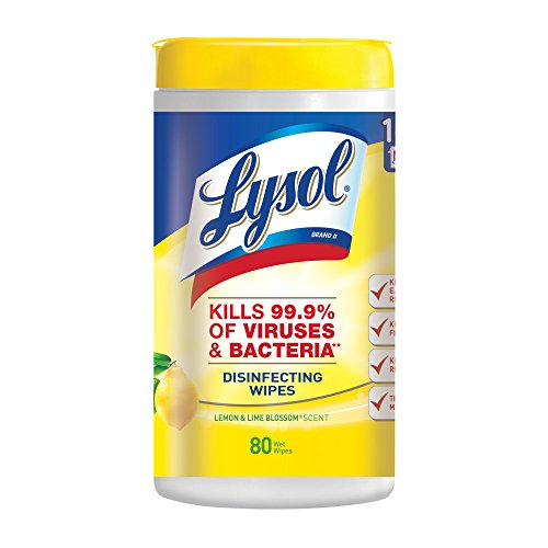 Lysol Disinfecting Wipes, Lemon, 80 Count Pack Of 1 Lysol Disinfecting Wipes, Lemon, 80 Count Pack Of 1