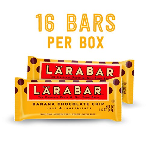 Larabar Gluten Free Bar, Banana Chocolate Chip, 1.6 Oz Bars 16