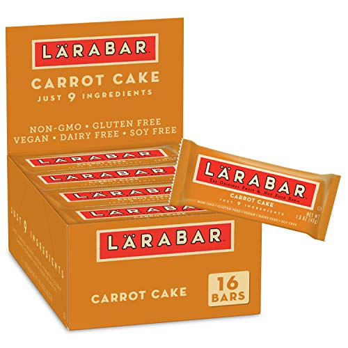 Larabar, Fruit &Amp; Nut Bar, Carrot Cake, Gluten Free, Vegan,1.6 Ou