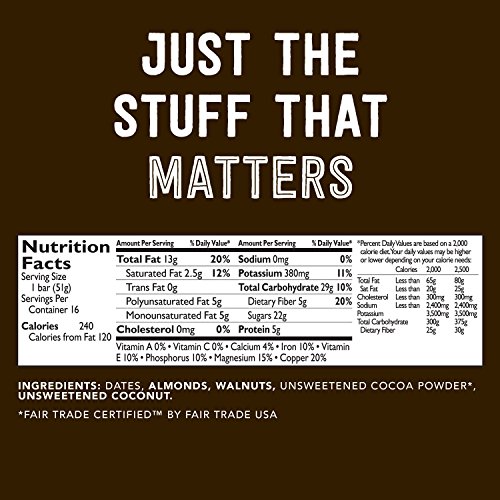 Larabar, Fruit &Amp; Nut Bar, Chocolate Coconut Chew, Gluten Free, V