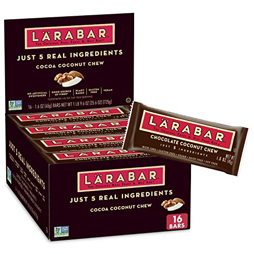 Larabar, Fruit &Amp; Nut Bar, Chocolate Coconut Chew, Gluten Free, V