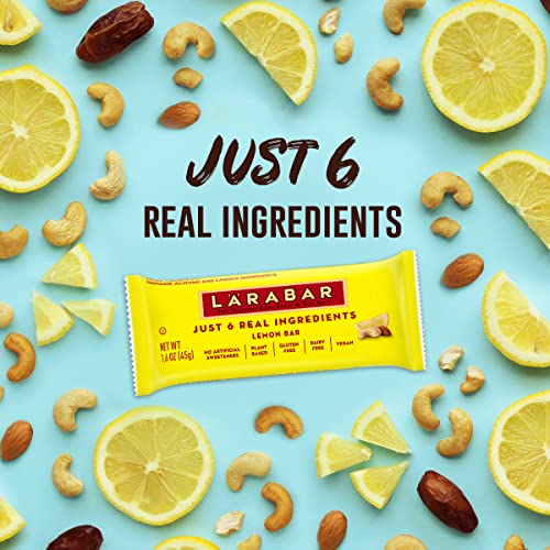 Larabar Lemon Bar, Gluten Free Vegan Fruit &Amp; Nut Bar, 1.6 Oz Bar