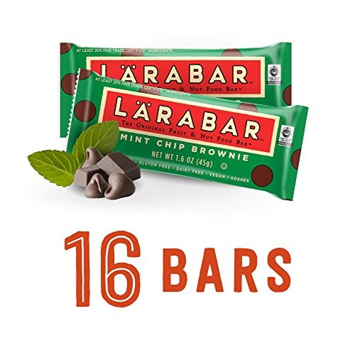 Larabar Gluten Free Bar, Mint Chip Brownie, 16 Ct, 25.6 Oz