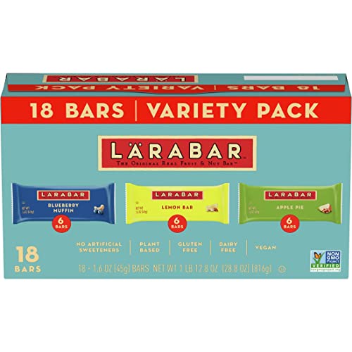 Larabar Variety Pack, Blueberry Muffin, Lemon Bar, Apple Pie, Fr...