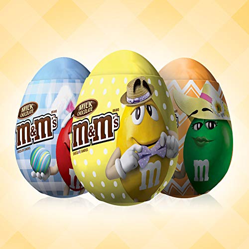 M&MS Easter Egg Milk Chocolate Candy, 0.93 oz 12 Pack
