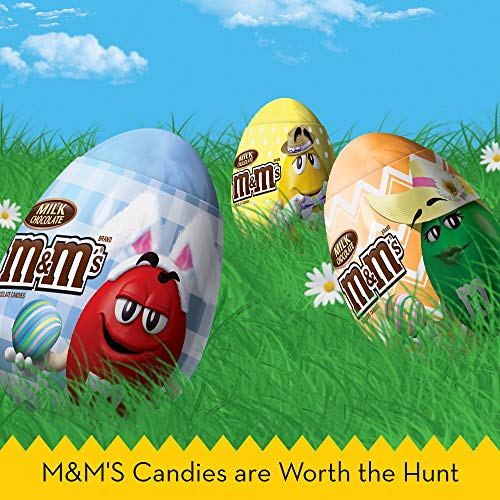 M&MS Easter Egg Milk Chocolate Candy, 0.93 oz 12 Pack