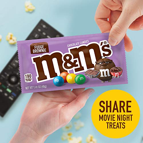 M&Amp;Ms Fudge Brownie Singles Size Chocolate Candy, 1.41 Oz. 24-Co