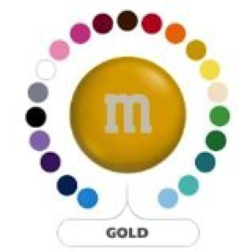 M&Amp;Ms Gold Milk Chocolate Candy 5Lb Bag Bulk