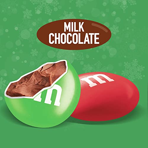 M&MS Holiday Milk Chocolate Christmas Candy Cane, 3 oz Tube