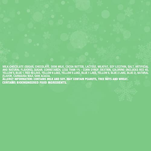 M&MS Holiday Mint Chocolate Christmas Candy Assortment, 9.2 oz Bag