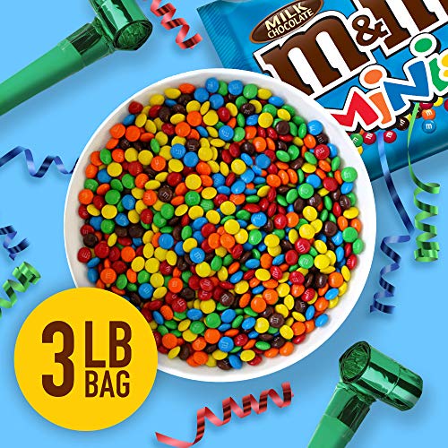 M&MS Milk Chocolate MINIS Candy 3-lb. Bulk Candy Bag