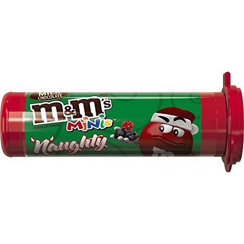 M&MS MINIS Milk Chocolate Holiday Christmas Candy, 1.08-Ounce T...