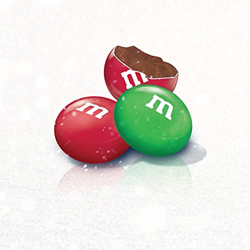M&MS MINIS Milk Chocolate Holiday Christmas Candy, 1.08-Ounce T...
