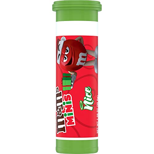 M&MS MINIS Milk Chocolate Holiday Christmas Candy, 1.08-Ounce T...