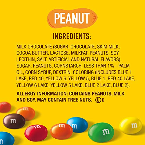 M&Amp;Ms Peanut Chocolate Candy, 38-Ounce Party Size Bag, Yellow