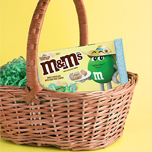 M&MS White Chocolate Marshmallow Crispy Treat Pastel Easter Can...