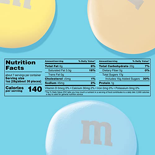 M&MS White Chocolate Marshmallow Crispy Treat Pastel Easter Can...