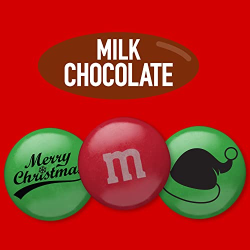 MY M&MS Party Size Christmas Milk Chocolate Candy, Green & Red ...