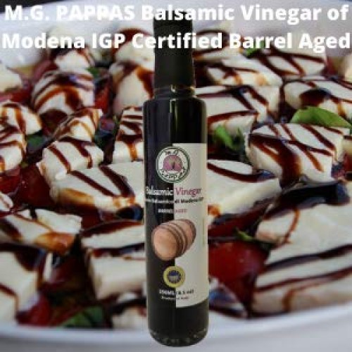 M.G. Pappas Balsamic Vinegar Of Modena Barrel Aged Igp Sweet Gou