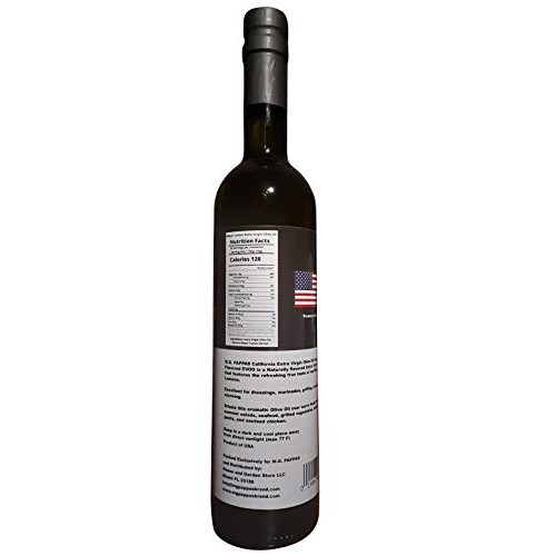 M.G. Pappas Meyer Lemon Olive Oil Extra Virgin California Flavor