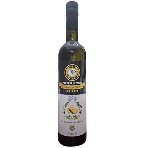 M.G. Pappas Meyer Lemon Olive Oil Extra Virgin California Flavor