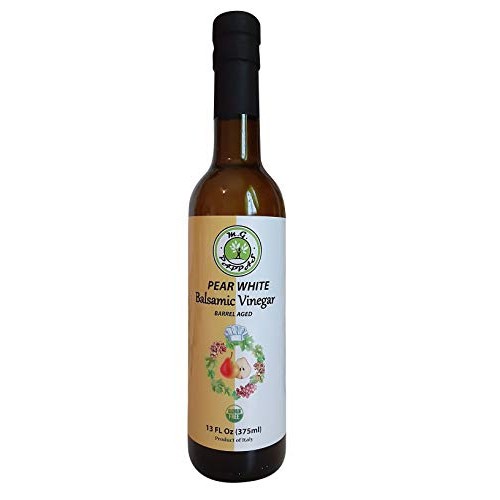 M.G. Pappas Pear White Balsamic Vinegar Of Modena Aged Flavored