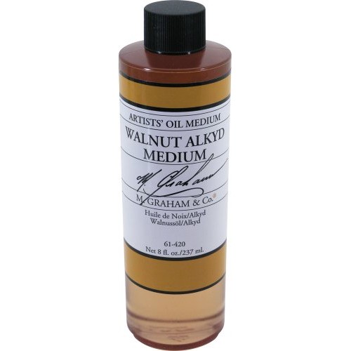 M. Graham 8-Ounce Walnut/Alkyd Medium