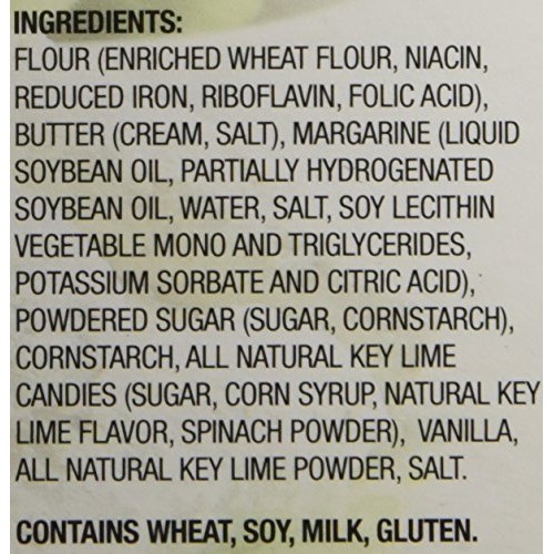 Maddys Sweet Shop Shortbread - Key Lime, 7Oz