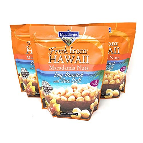 Macfarms Dry Roasted Macadamia Nuts With Sea Salt Fresh From Haw