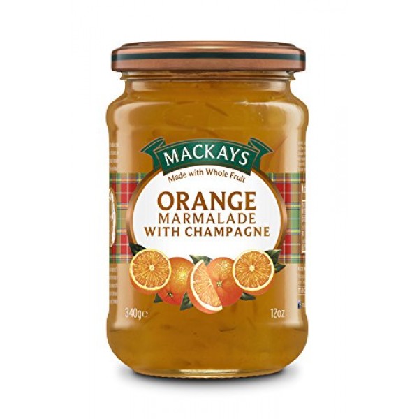 Mackays Orange Marmalade wth Champagne, 12 Ounce