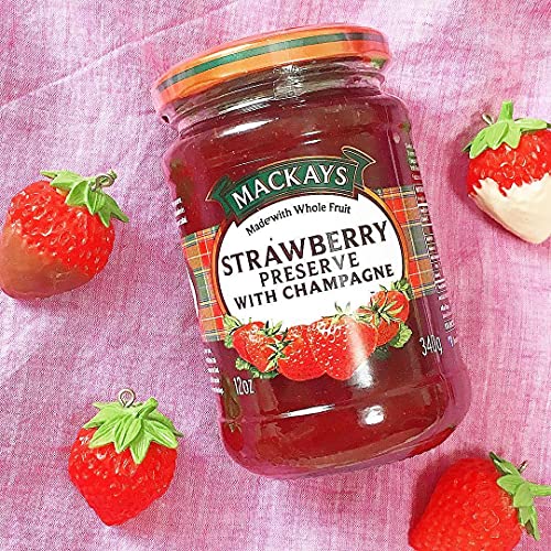 Mackays Strawberry Preserve With Champagne, 12 Ounce