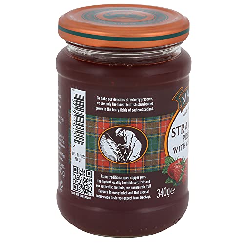 Mackays Strawberry Preserve With Champagne, 12 Ounce