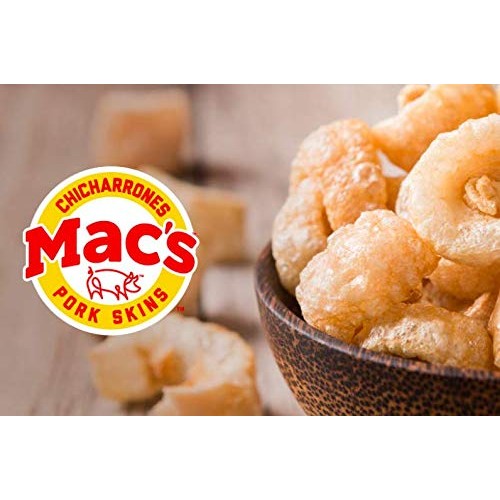 Mac’s Salt & Pepper Pork Skins - Low Carb, Keto Friendly Snack -...