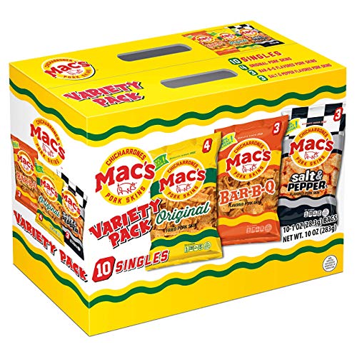 Mac’s Snacks Traditional Variety Pack - Comes With 4 Original, 3...