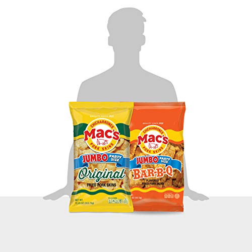 Macs Bbq &Amp; Original Pork Skins, 2 Ct. Variety Pack, 12.25 Oz. Bags