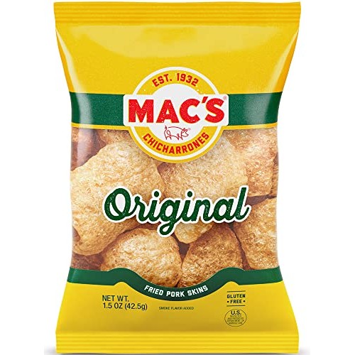 Macs Crunchy Chicharrones, Low Carb, Keto Friendly Snack Origi...