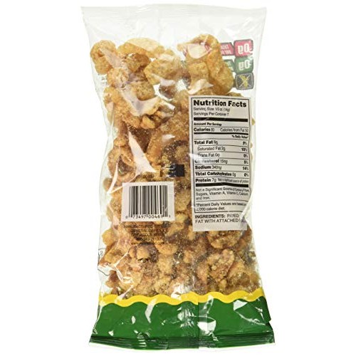 Macs Fried Cracklin Curls Pork Cracklins 3.5oz - Pack of 6