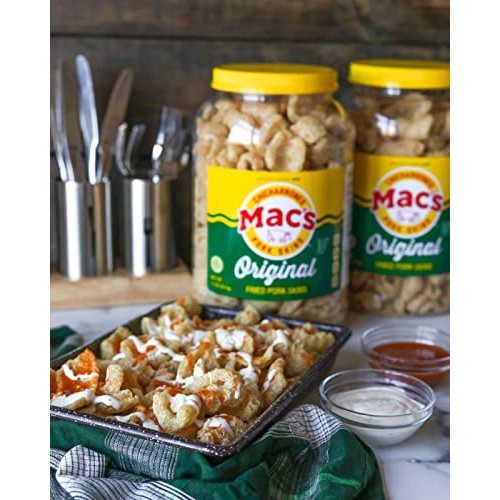 Macs Original Pork Skin Canisters, Organic, Gluten Free, Zero C...