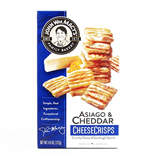 Macys Cheddar And Asiago Cheese Crisps 4.5 Oz Each 3 Items Per